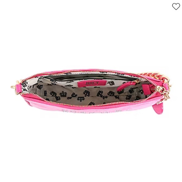 Juicy Couture Pink Shoulder Bag with Gold Chain - Picture 3 of 8